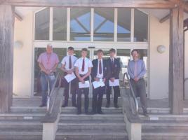 Keswick Rotary support pupils and staff at Keswick School to assist in judging students' practical work for both GCSE and A-levels 